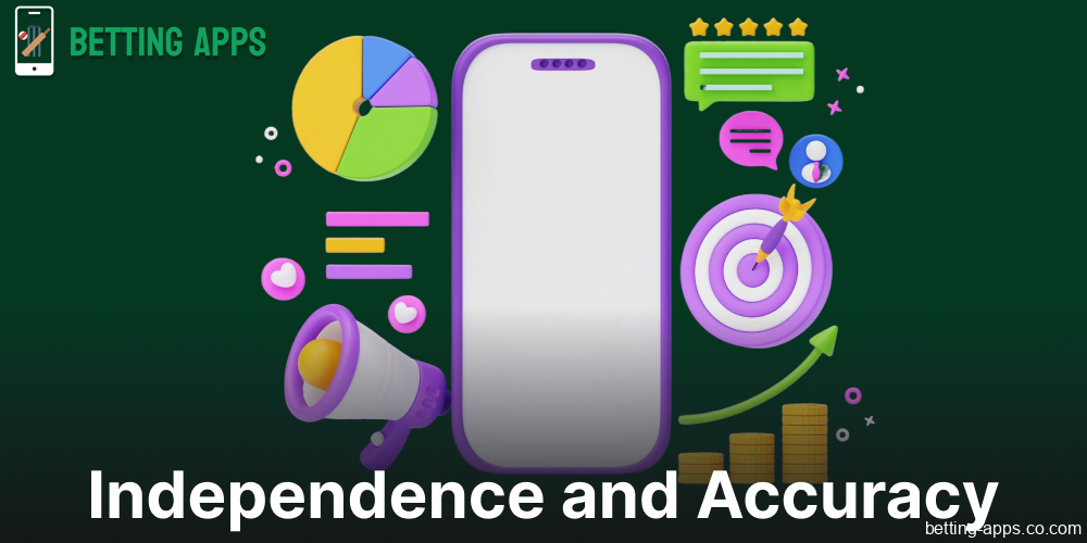 betting-apps.co.com website's independance and accuracy in India