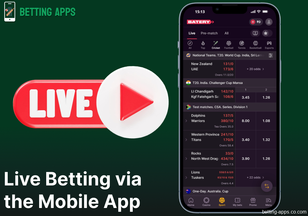Guide on making live bets in casino apps in India